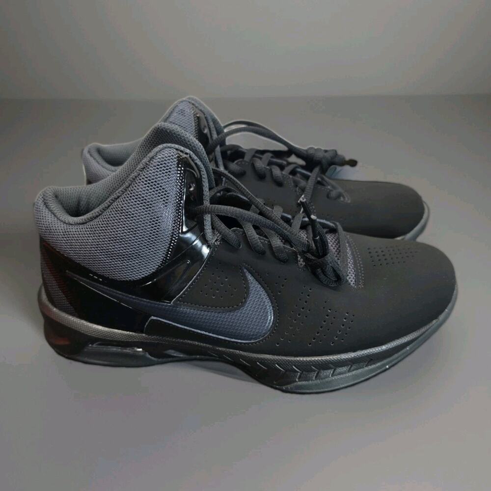 Size 10 Men Nike Air Visi Pro 6 Men's Shoes Triple Black Anthracite